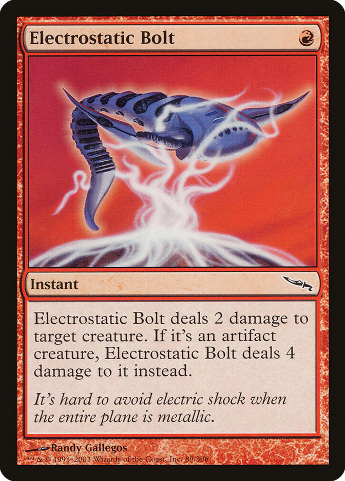 Electrostatic Bolt [Mirrodin] - Magic: The Gathering - Card Brawlers | Quebec | Canada |