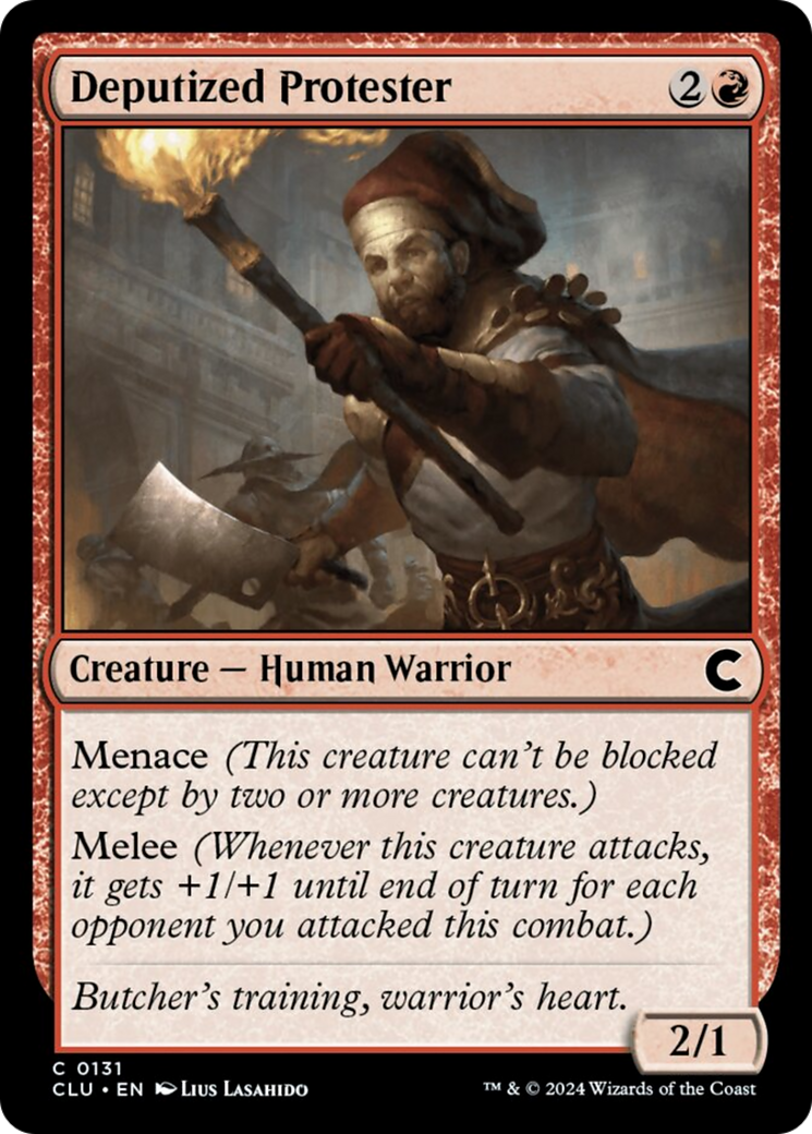 Deputized Protester [Ravnica: Clue Edition] - Magic: The Gathering - Card Brawlers | Quebec | Canada |