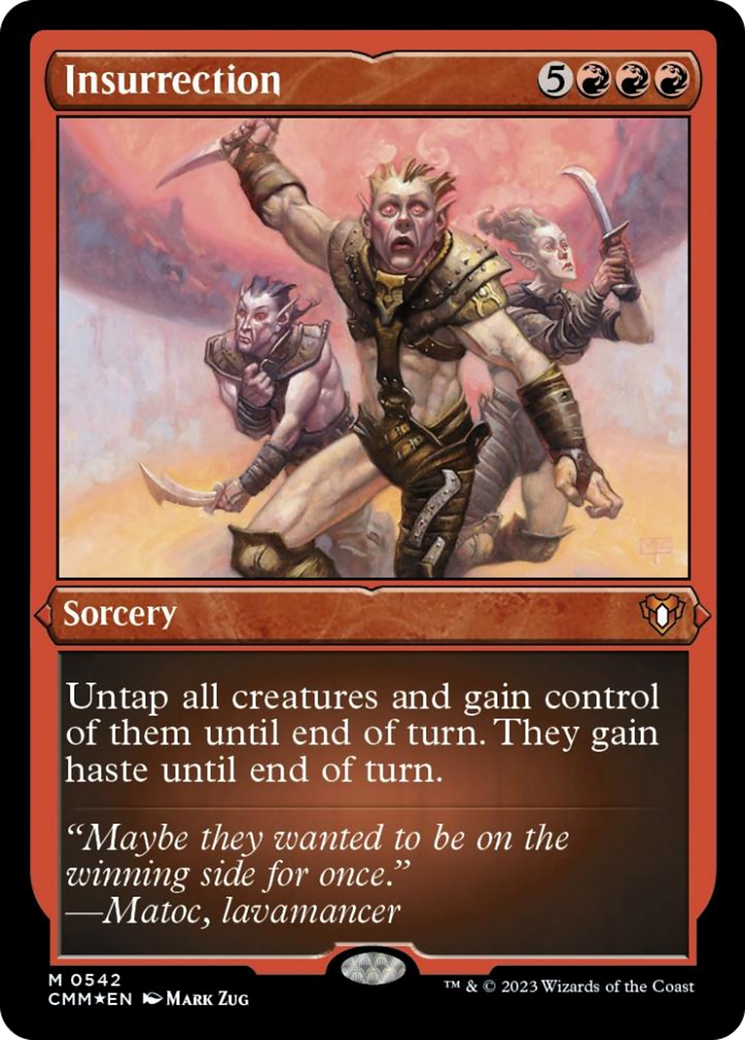Insurrection (Foil Etched) [Commander Masters] - Magic: The Gathering - Card Brawlers | Quebec | Canada |