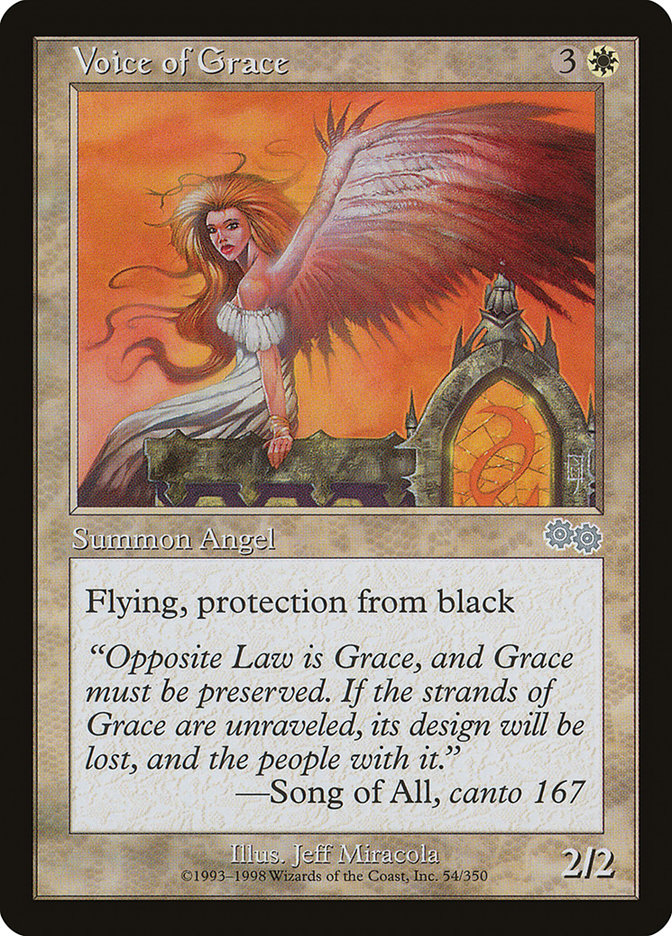 Voice of Grace [Urza's Saga] - Magic: The Gathering - Card Brawlers | Quebec | Canada |