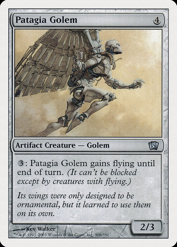Patagia Golem [Eighth Edition] - Magic: The Gathering - Card Brawlers | Quebec | Canada |