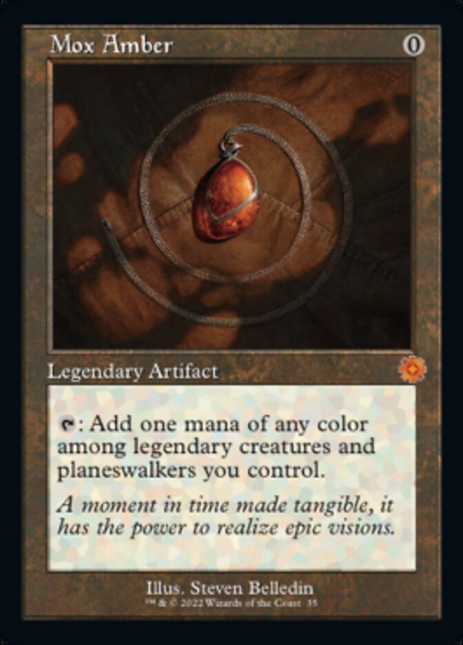 Mox Amber (Retro) [The Brothers' War Retro Artifacts] - Magic: The Gathering - Card Brawlers | Quebec | Canada |