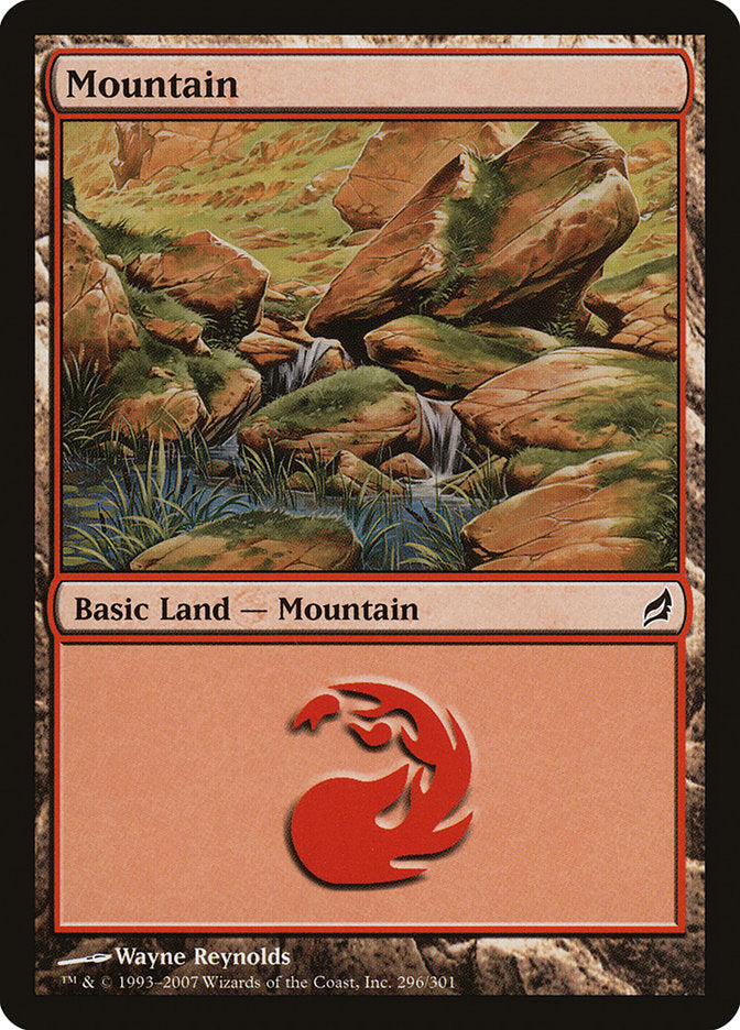 Mountain (296) [Lorwyn] - Magic: The Gathering - Card Brawlers | Quebec | Canada |
