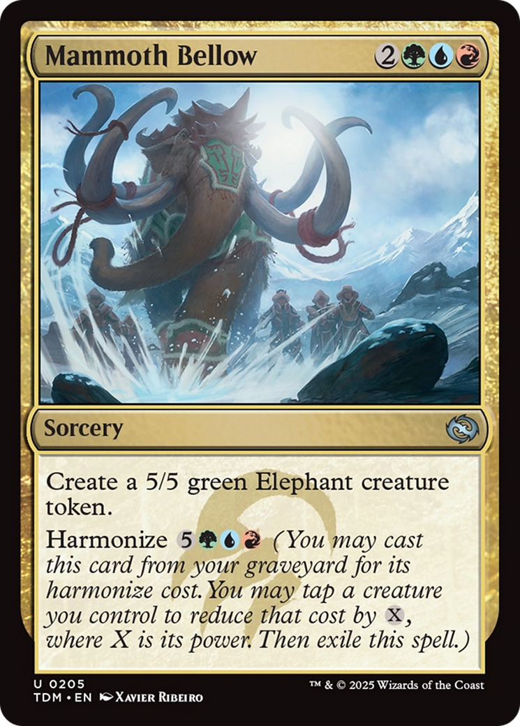 Mammoth Bellow [Tarkir: Dragonstorm] - Magic: The Gathering - Card Brawlers | Quebec | Canada |