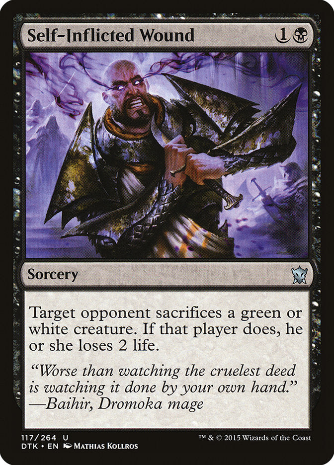 Self-Inflicted Wound [Dragons of Tarkir] - Magic: The Gathering - Card Brawlers | Quebec | Canada |