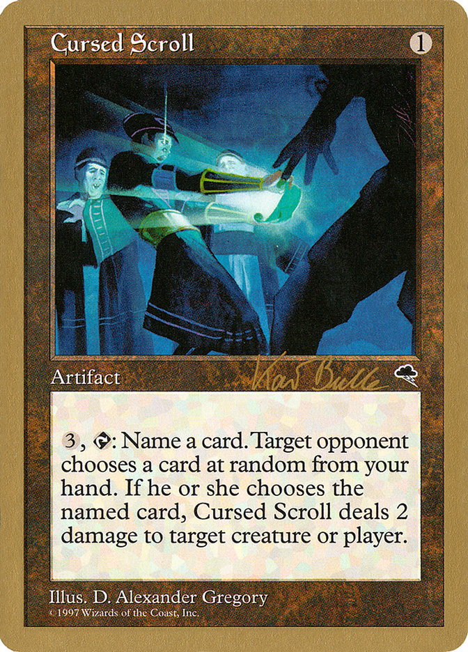 Cursed Scroll (Kai Budde) [World Championship Decks 1999] - Magic: The Gathering - Card Brawlers | Quebec | Canada |