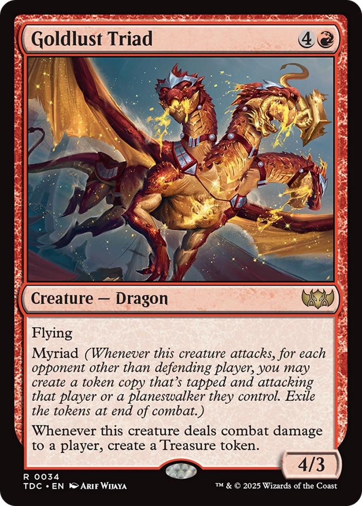 Goldlust Triad [Tarkir: Dragonstorm Commander] - Magic: The Gathering - Card Brawlers | Quebec | Canada |
