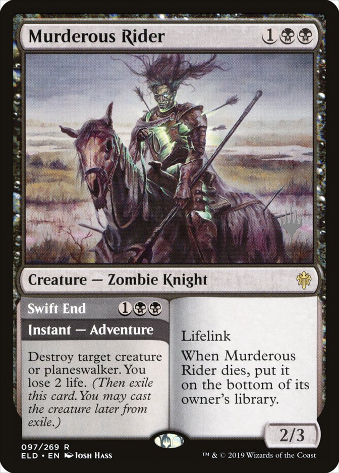 Murderous Rider // Swift End (Promo Pack) [Throne of Eldraine Promos] - Magic: The Gathering - Card Brawlers | Quebec | Canada |