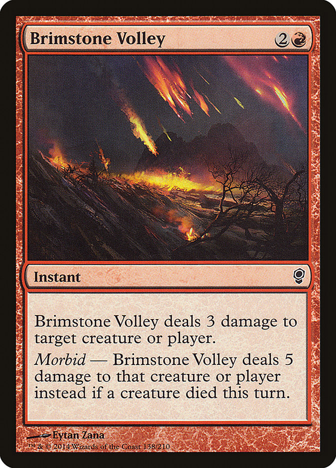Brimstone Volley [Conspiracy] - Magic: The Gathering - Card Brawlers | Quebec | Canada |