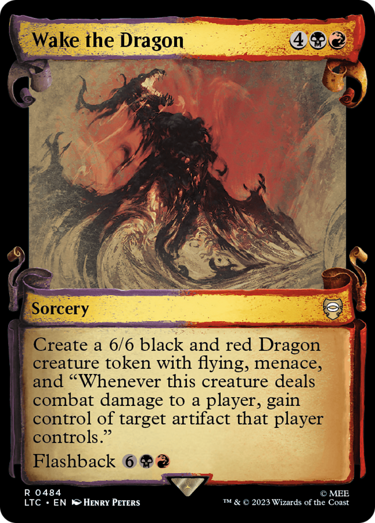 Wake the Dragon [The Lord of the Rings: Tales of Middle-Earth Commander Showcase Scrolls] - Magic: The Gathering - Card Brawlers | Quebec | Canada |