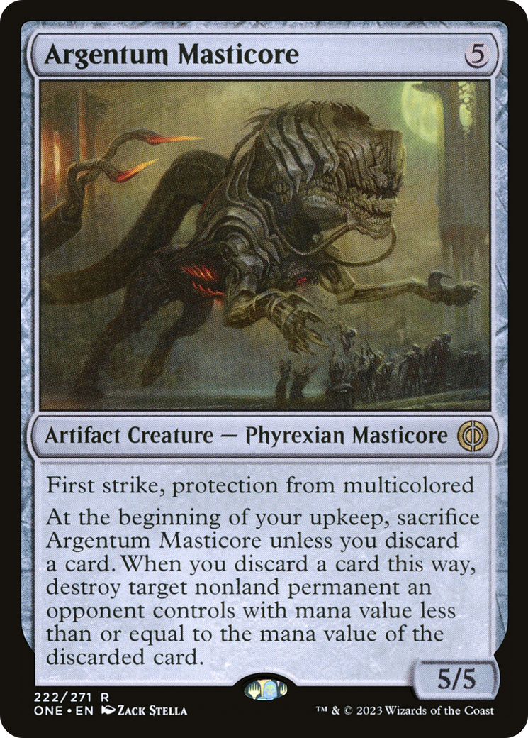 Argentum Masticore [Phyrexia: All Will Be One] - Magic: The Gathering - Card Brawlers | Quebec | Canada |