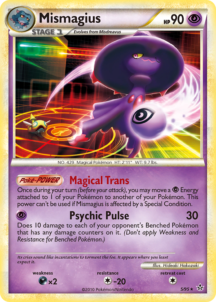 Mismagius (5/95) [HeartGold & SoulSilver: Unleashed] - Pokémon - Card Brawlers | Quebec | Canada |