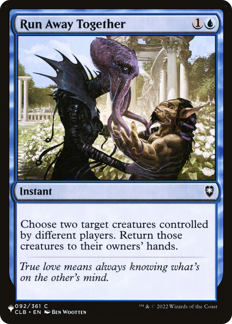 Run Away Together [The List] - Magic: The Gathering - Card Brawlers | Quebec | Canada |