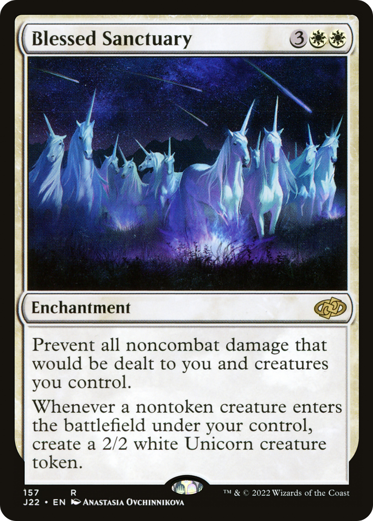 Blessed Sanctuary [Jumpstart 2022] - Magic: The Gathering - Card Brawlers | Quebec | Canada |