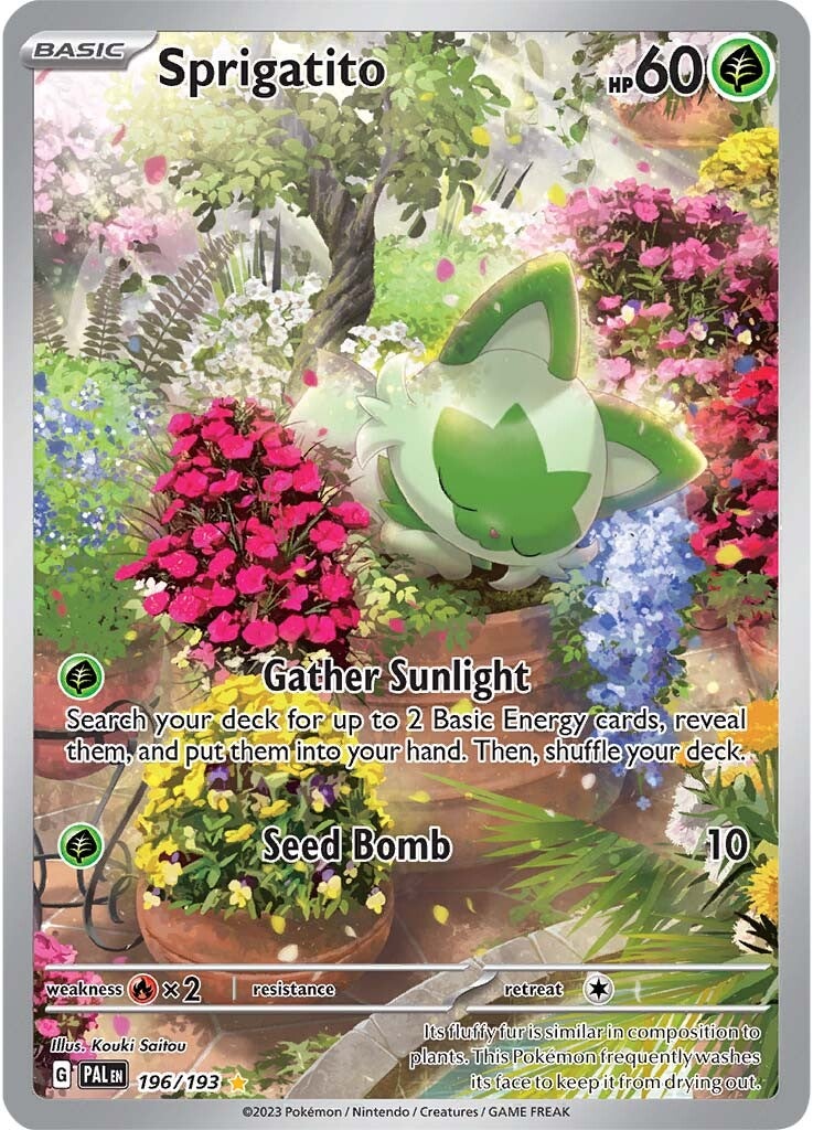 Sprigatito (196/193) [Scarlet & Violet: Paldea Evolved] - Pokémon - Card Brawlers | Quebec | Canada |