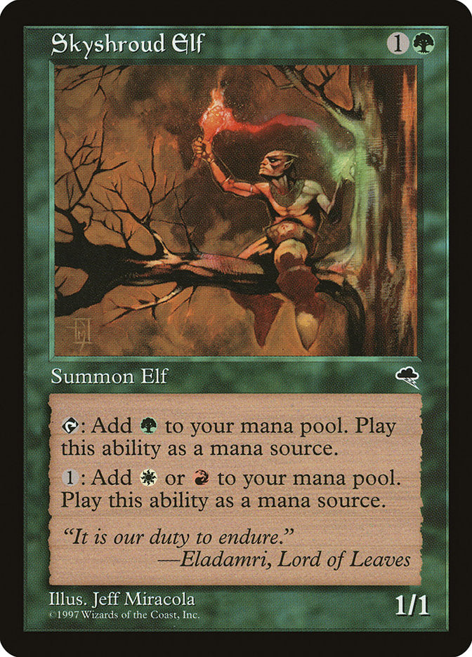 Skyshroud Elf [Tempest] - Magic: The Gathering - Card Brawlers | Quebec | Canada |