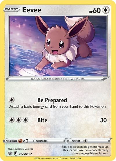Eevee (SWSH127) [Sword & Shield: Black Star Promos] - Pokémon - Card Brawlers | Quebec | Canada |