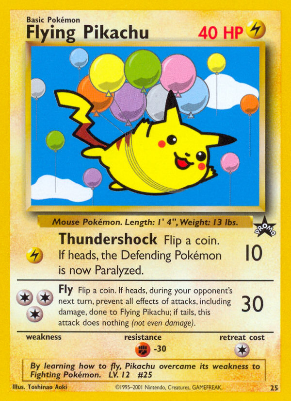 Flying Pikachu (25) [Wizards of the Coast: Black Star Promos] - Pokémon - Card Brawlers | Quebec | Canada |
