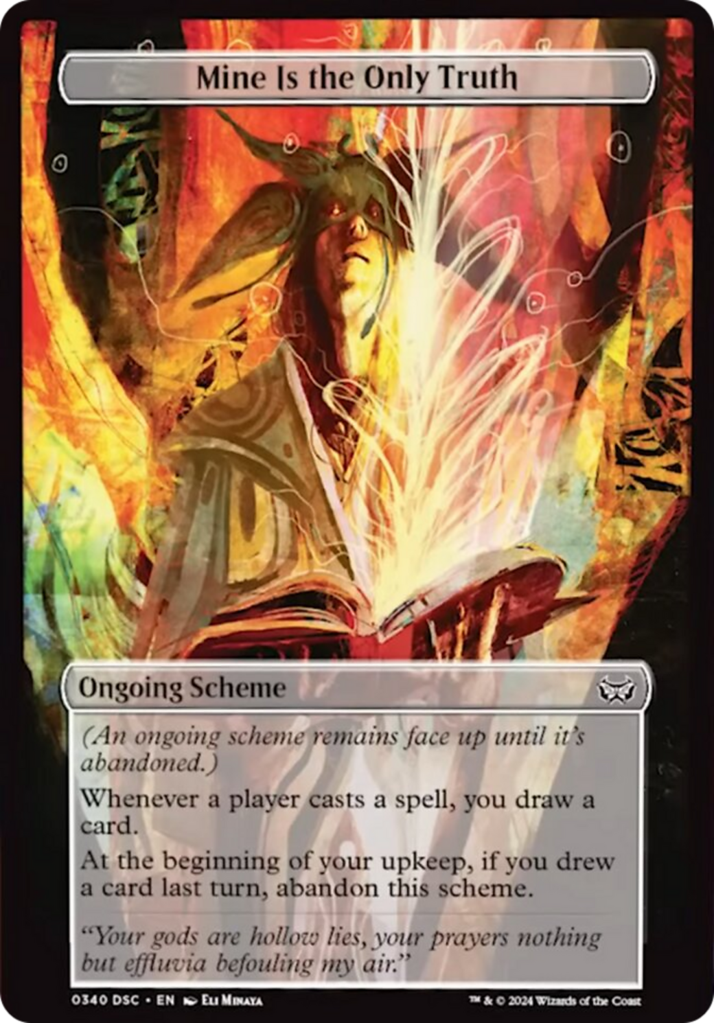 Mine Is The Only Truth (Full Art) [Duskmourn: Archenemy] - Magic: The Gathering - Card Brawlers | Quebec | Canada |