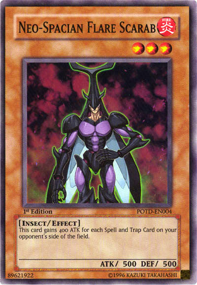 Neo-Spacian Flare Scarab [POTD-EN004] Super Rare - Yu-Gi-Oh! - Card Brawlers | Quebec | Canada |