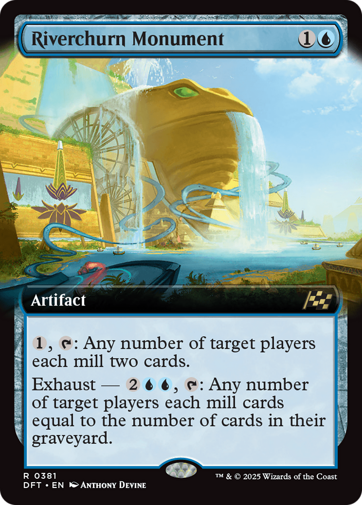 Riverchurn Monument (Extended Art) [Aetherdrift] - Magic: The Gathering - Card Brawlers | Quebec | Canada |