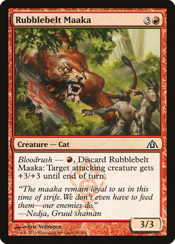 Rubblebelt Maaka [Dragon's Maze] - Magic: The Gathering - Card Brawlers | Quebec | Canada |