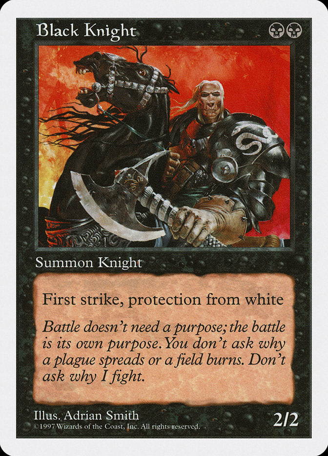 Black Knight [Fifth Edition] - Magic: The Gathering - Card Brawlers | Quebec | Canada |