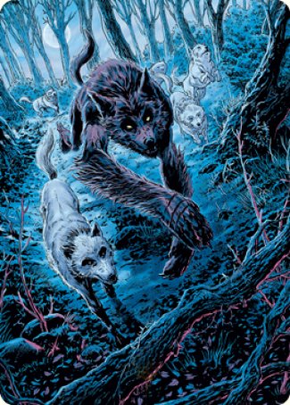 Untamed Pup Art Card [Innistrad: Midnight Hunt Art Series] - Magic: The Gathering - Card Brawlers | Quebec | Canada |
