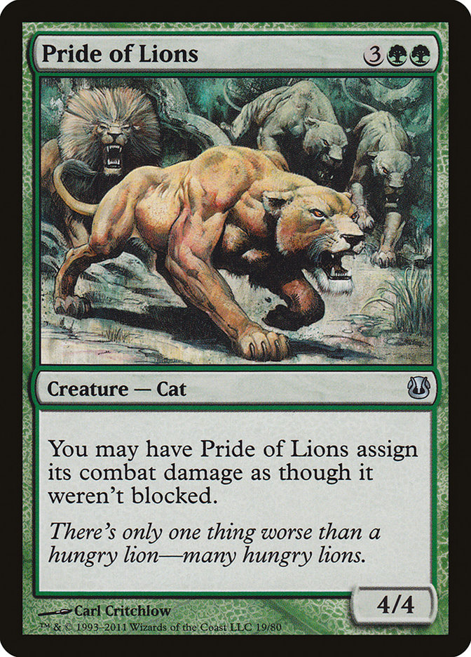 Pride of Lions [Duel Decks: Ajani vs. Nicol Bolas] - Magic: The Gathering - Card Brawlers | Quebec | Canada |