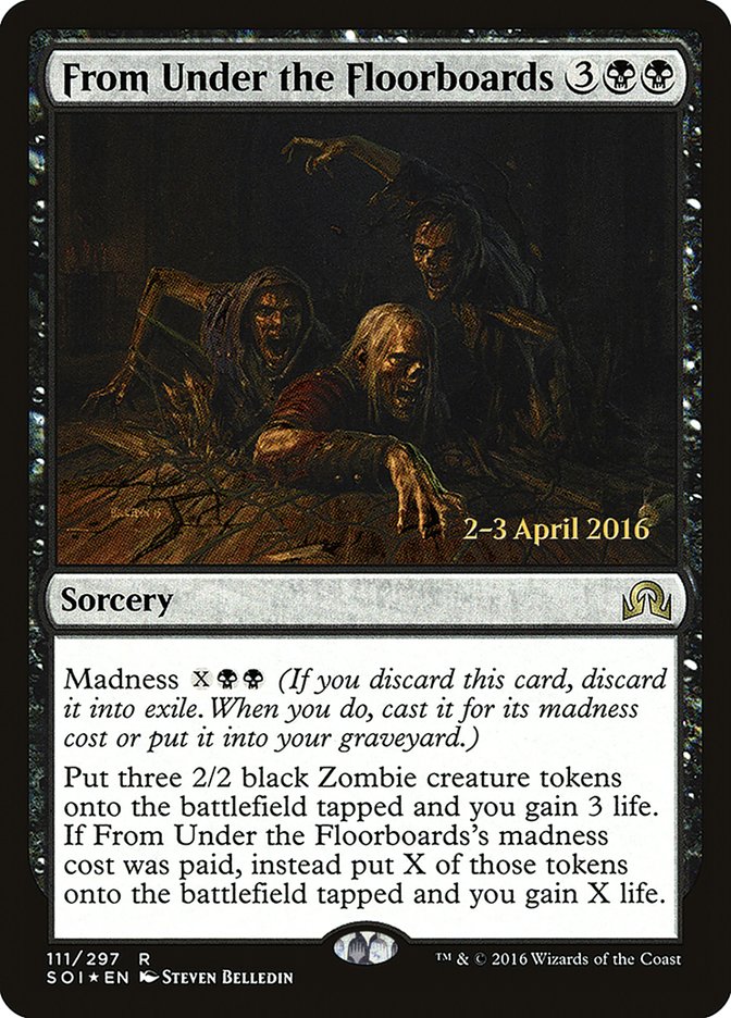 From Under the Floorboards [Shadows over Innistrad Prerelease Promos] - Magic: The Gathering - Card Brawlers | Quebec | Canada |
