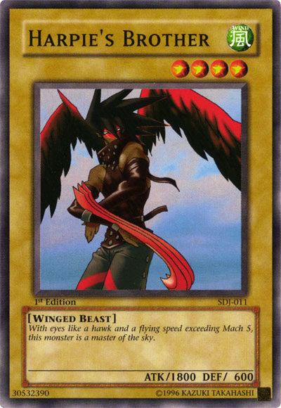 Harpie's Brother [SDJ-011] Common - Yu-Gi-Oh! - Card Brawlers | Quebec | Canada |