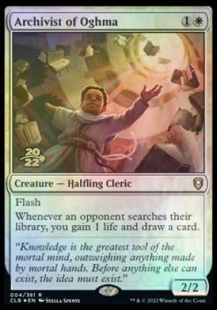 Archivist of Oghma [Commander Legends: Battle for Baldur's Gate Prerelease Promos] - Magic: The Gathering - Card Brawlers | Quebec | Canada |