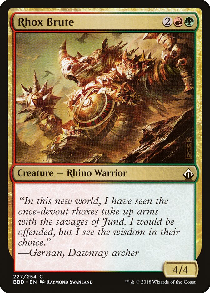 Rhox Brute [Battlebond] - Magic: The Gathering - Card Brawlers | Quebec | Canada |