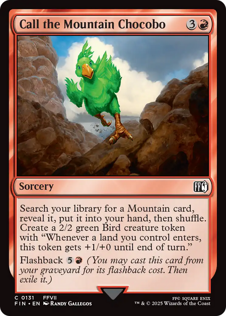 Call the Mountain Chocobo [FINAL FANTASY] - Magic: The Gathering - Card Brawlers | Quebec | Canada |
