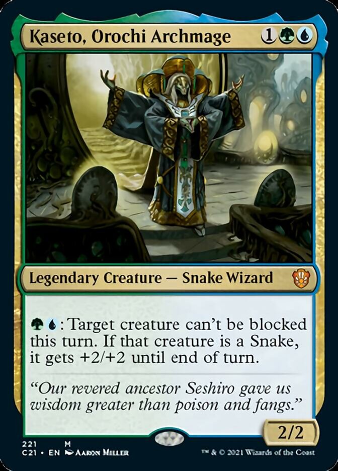 Kaseto, Orochi Archmage [Commander 2021] - Magic: The Gathering - Card Brawlers | Quebec | Canada |