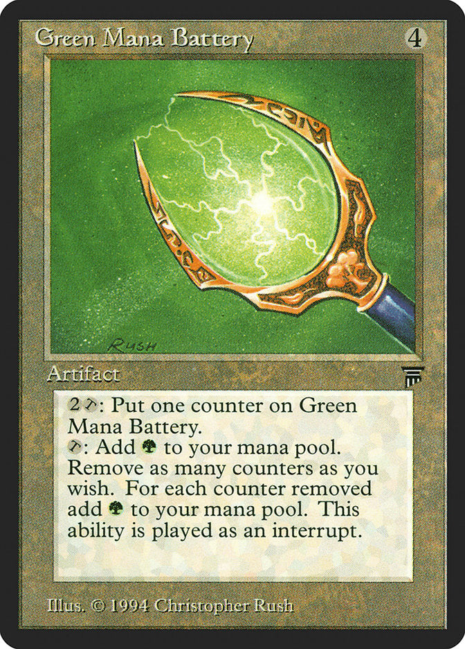 Green Mana Battery [Legends] - Magic: The Gathering - Card Brawlers | Quebec | Canada |