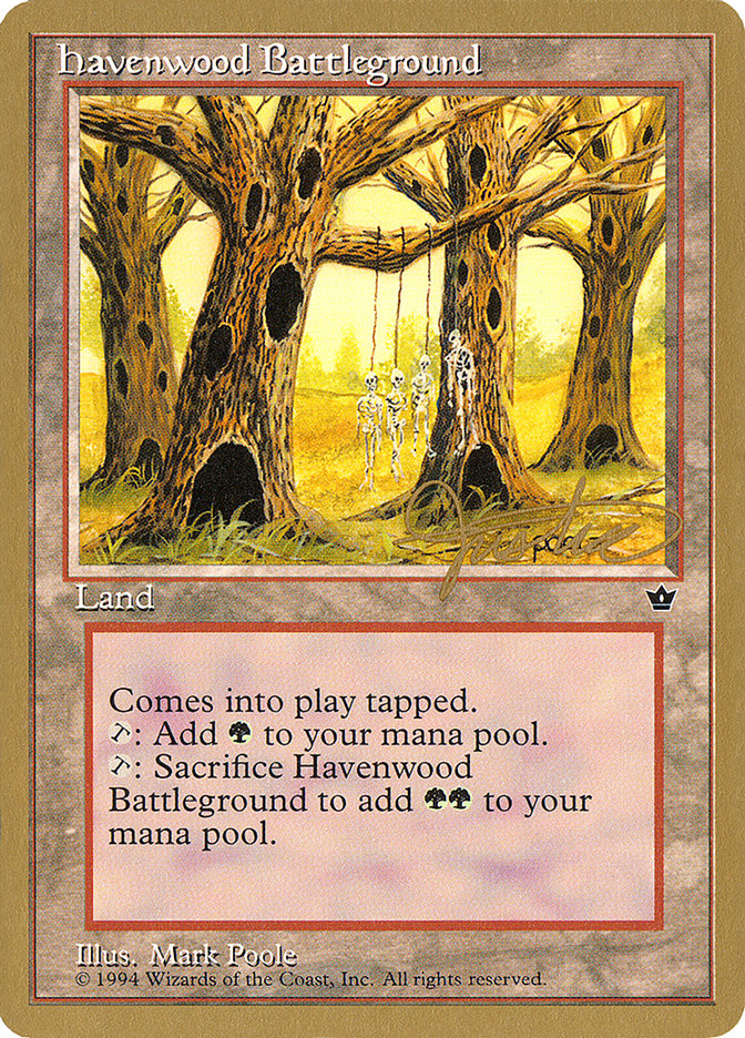 Havenwood Battleground (Mark Justice) [Pro Tour Collector Set] - Magic: The Gathering - Card Brawlers | Quebec | Canada |