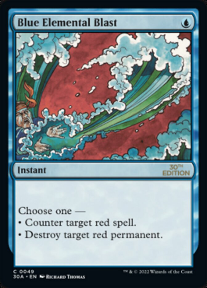 Blue Elemental Blast [30th Anniversary Edition] - Magic: The Gathering - Card Brawlers | Quebec | Canada |