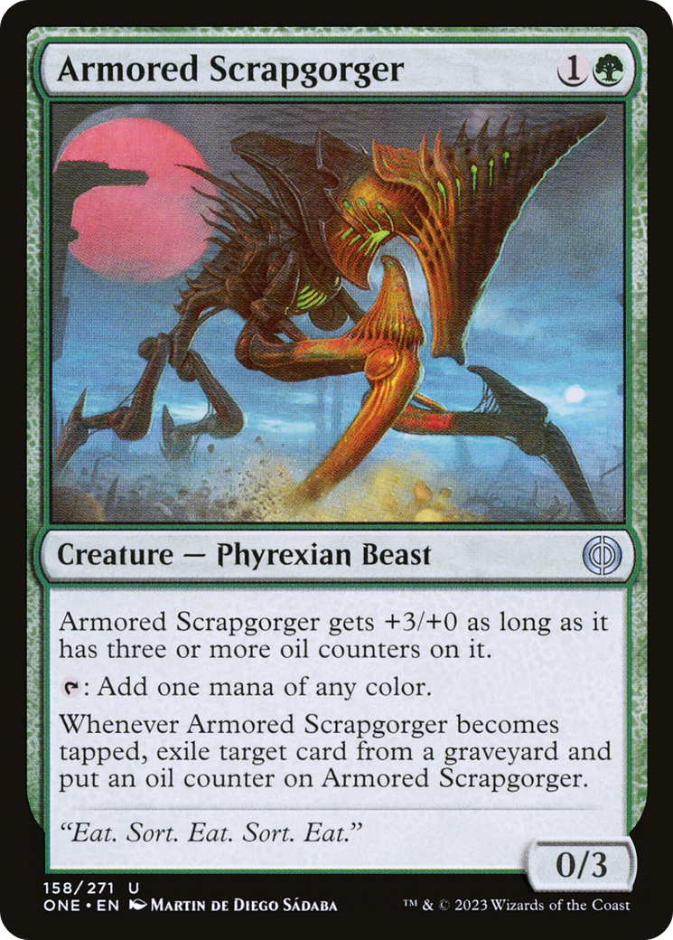Armored Scrapgorger [Phyrexia: All Will Be One] - Magic: The Gathering - Card Brawlers | Quebec | Canada |