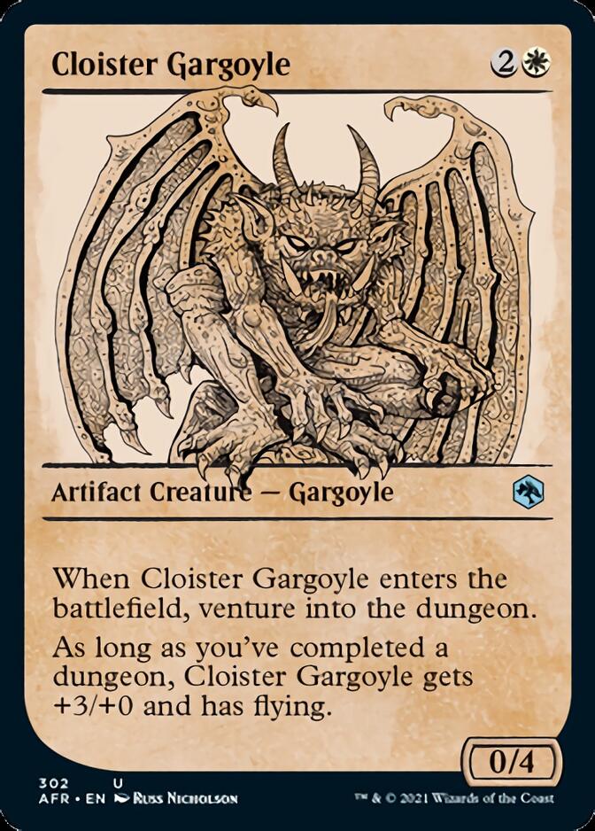 Cloister Gargoyle (Showcase) [Dungeons & Dragons: Adventures in the Forgotten Realms] - Magic: The Gathering - Card Brawlers | Quebec | Canada |