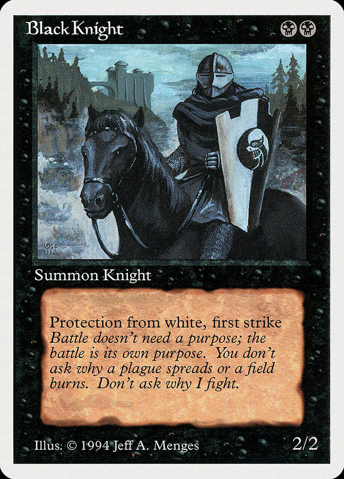 Black Knight [Summer Magic / Edgar] - Magic: The Gathering - Card Brawlers | Quebec | Canada |