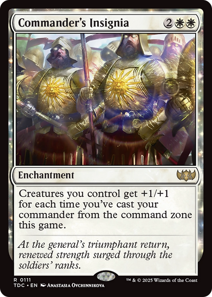 Commander's Insignia [Tarkir: Dragonstorm Commander] - Magic: The Gathering - Card Brawlers | Quebec | Canada |