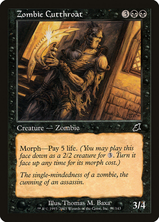 Zombie Cutthroat [Scourge] - Magic: The Gathering - Card Brawlers | Quebec | Canada |