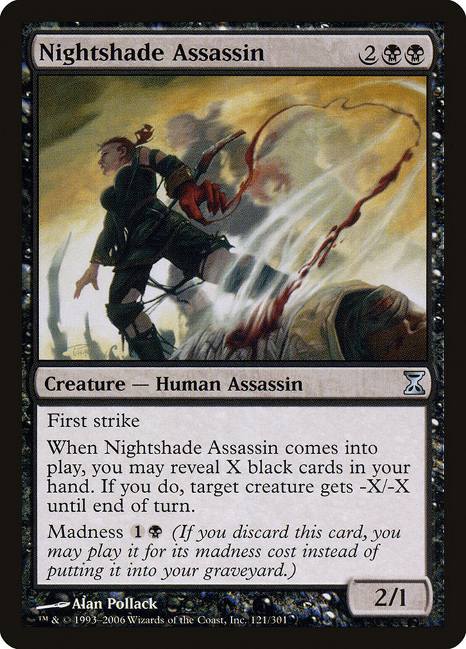 Nightshade Assassin [Time Spiral] - Magic: The Gathering - Card Brawlers | Quebec | Canada |