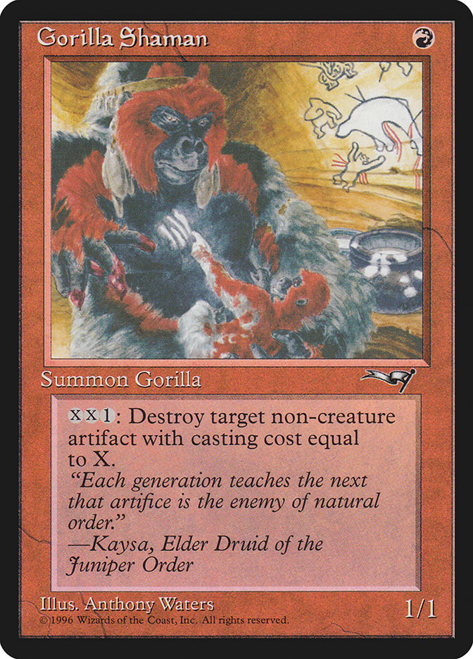 Gorilla Shaman (Holding Child) [Alliances] - Magic: The Gathering - Card Brawlers | Quebec | Canada |