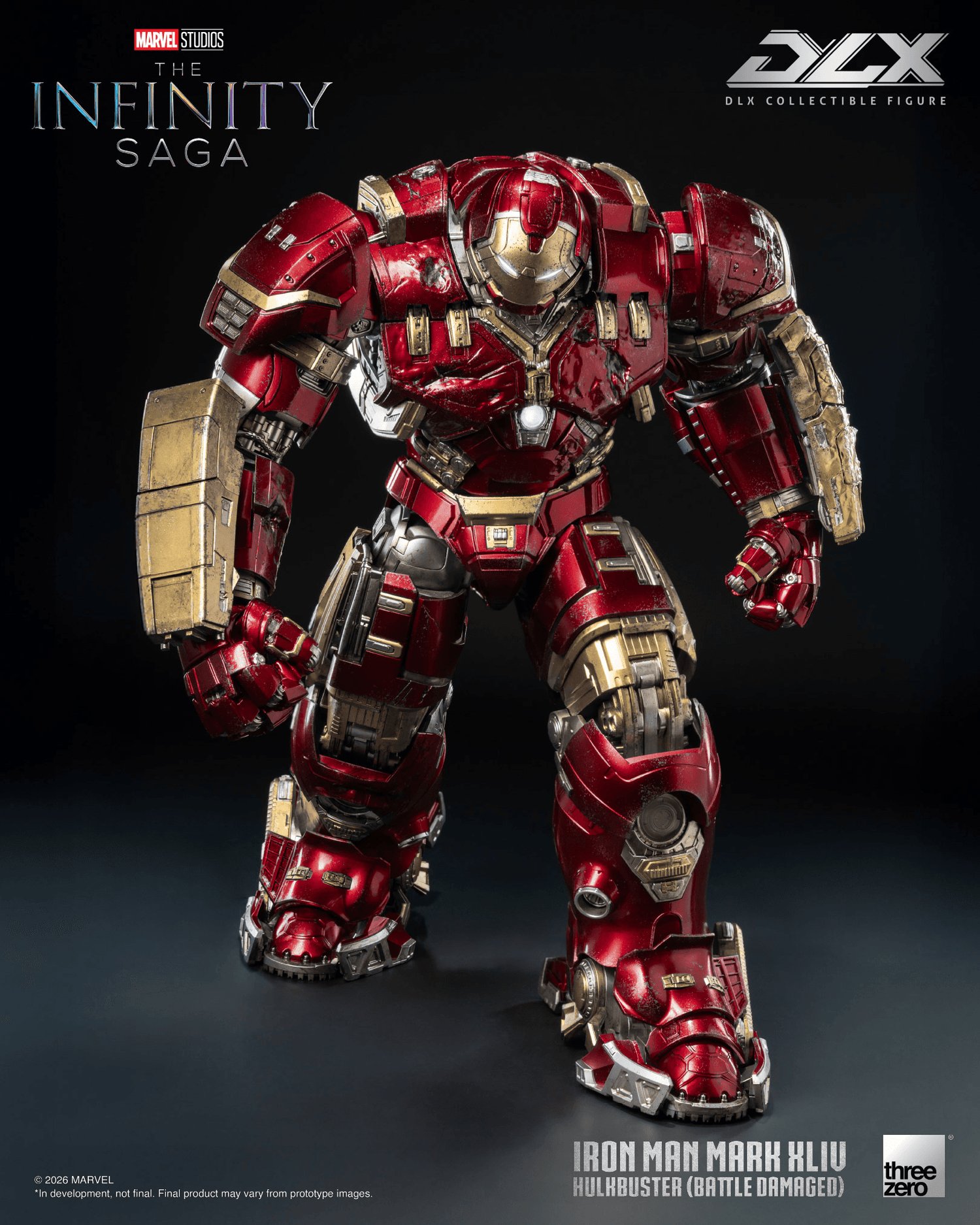 Threezero - DLX - Iron Man Mark 44 - Hulkbuster - (Battle Damaged) - (PREORDER) December 31, 2026