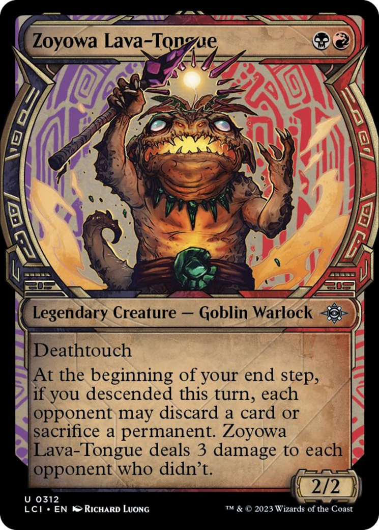 Zoyowa Lava-Tongue (Showcase) [The Lost Caverns of Ixalan] - Magic: The Gathering - Card Brawlers | Quebec | Canada |