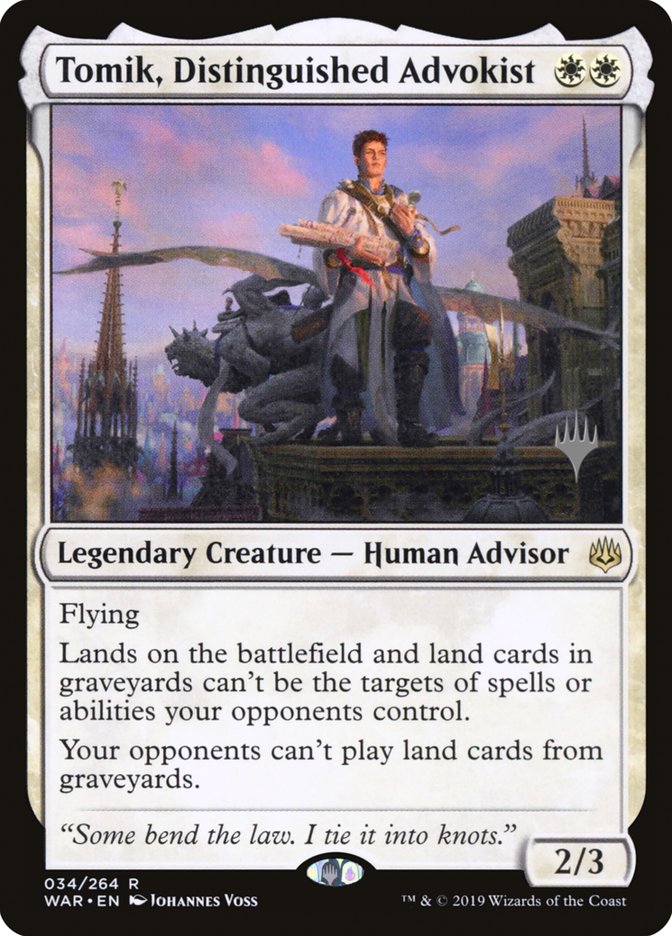 Tomik, Distinguished Advokist (Promo Pack) [War of the Spark Promos] - Magic: The Gathering - Card Brawlers | Quebec | Canada |
