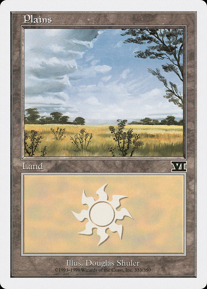Plains (333) [Classic Sixth Edition] - Magic: The Gathering - Card Brawlers | Quebec | Canada |