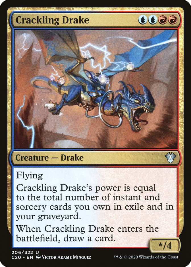 Crackling Drake [Commander 2020] - Magic: The Gathering - Card Brawlers | Quebec | Canada |